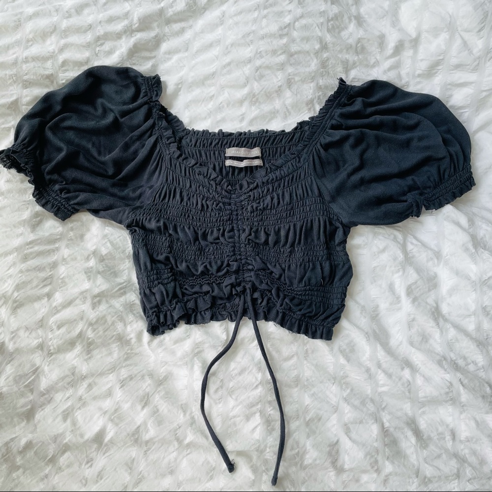 Urban Outfitters Ruche Crop Top